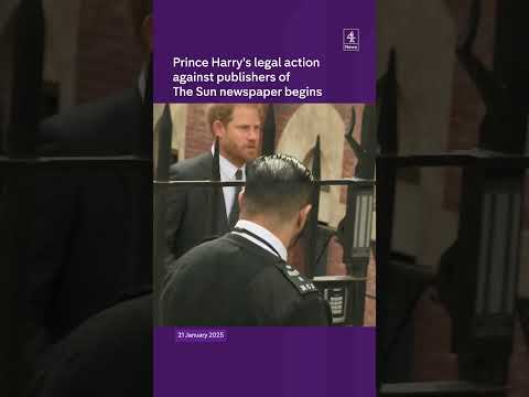 Prince Harry's legal action begins