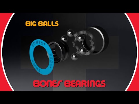 Bones Bearings 'BIG BALLS' REDS - Animation