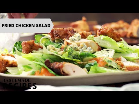 Fried Chicken Is Actually the Best Salad Topping