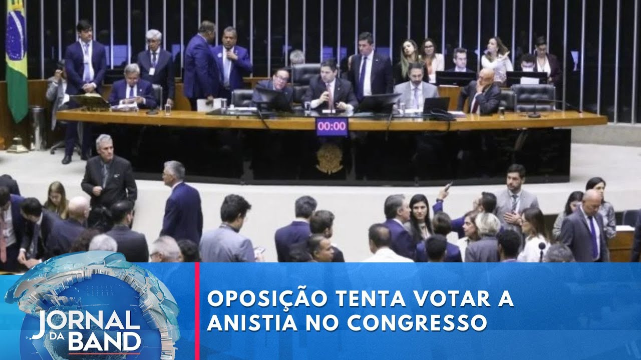 Oposição tenta apressar votação da anistia no Congresso