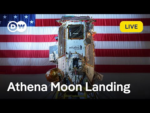 Live: Moon landing of Athena lunar lander to explore pitch-black crater that never sees the sun