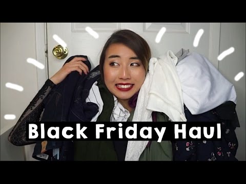 HUGE Black Friday 2016 Haul (Hollister, Kate Spade, Forever21, H&M, Zaful)!