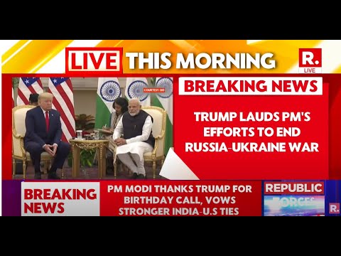 Trump Lauds PM Modi's Efforts To End Russia-Ukraine War, Says 'He Is Doing A Tremendous Job'