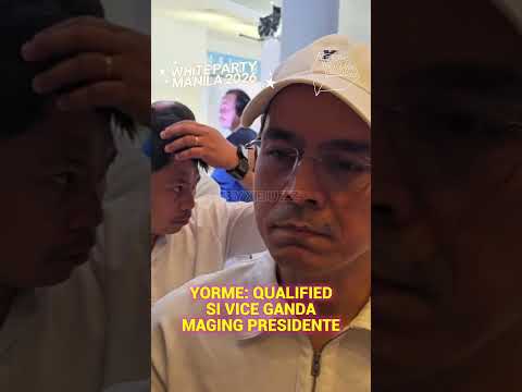 Isko YORME Moreno: QUALIFIED si VICE GANDA tumakbong PRESIDENTE | WHITE PARTY MANILA