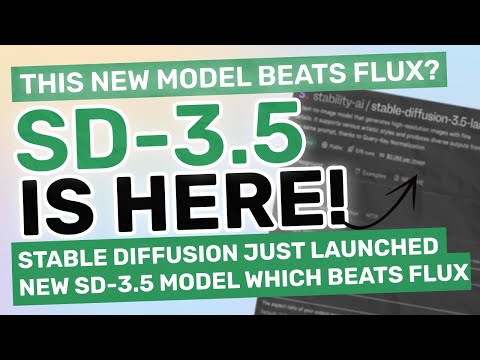 Stable Diffusion-3.5 : This NEW Image Diffusion JUST DROPPED & BEATS Flux!?