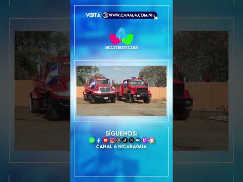 Inauguración de Estación de bomberos en Villa Jerusalén, Sabana Grande #noticias #nicaragua