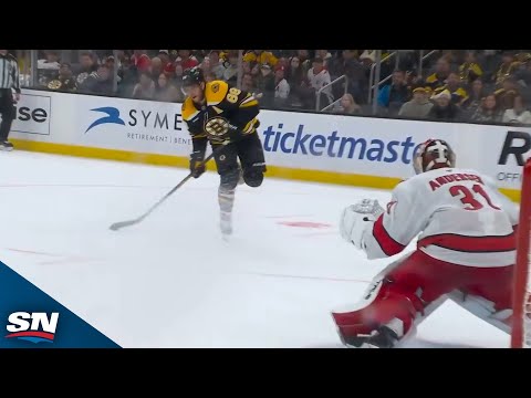 Bruins David Pastrnak Records 19th Hat Trick Of Career Vs. Hurricanes