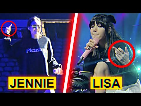 Vidéo JENNIE et LISA font un DOIGT D'HONNEUR en PUBLIQUE !!