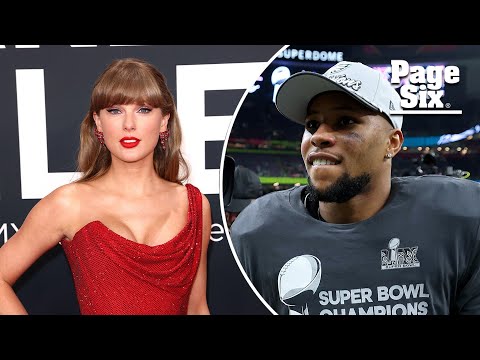 Eagles player Saquon Barkley defends Taylor Swift after she was booed at Super Bowl 2025