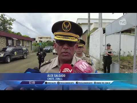 Lanzaron granada en Unidad Judicial en Portoviejo