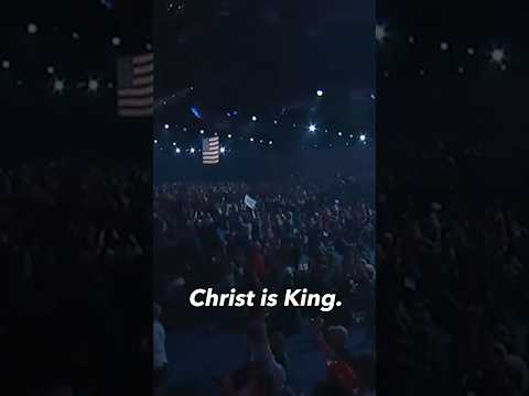 THOUSANDS of Students: CHRIST IS KING.