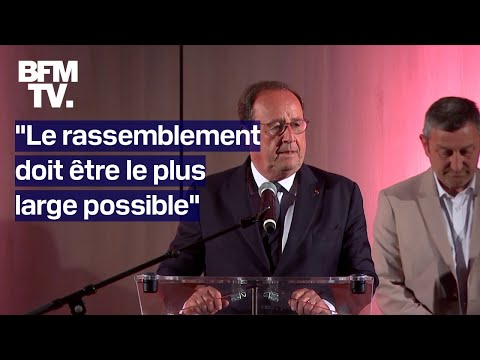 Législatives: le discours en intégralité de François Hollande (PS-NFP)