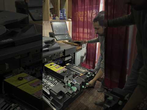 AccurioPrint 2100 AD Unit Inside 🖨️🔥 #KonicaMinolta #AccurioPrint2100 #PrintTech #PrinterRepair