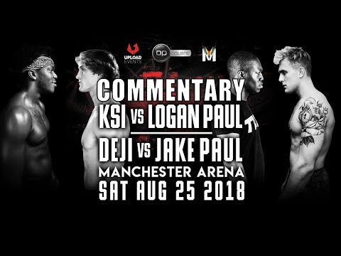 KSI VS. LOGAN PAUL [OFFICIAL COMMENTARY LIVE STREAM]