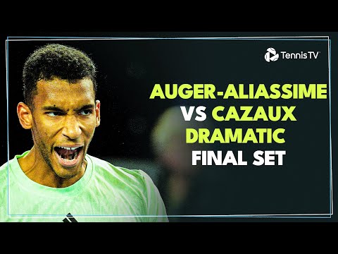 DRAMATIC Final Set in Arthur Cazaux vs Felix Auger-Aliassime | Montpellier 2024 Highlights