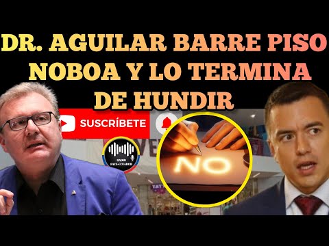 DR. RAMIRO AGUILAR BARRE EL PISO CON DANIEL NOBOA Y SU CONSULTA POPULAR NOTICIAS RFE TV