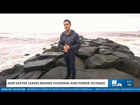 Nor'easter leaves flooding, power outages