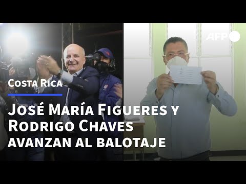 Un expresidente de centroizquierda y un exministro conservador a balotaje en Costa Rica | AFP