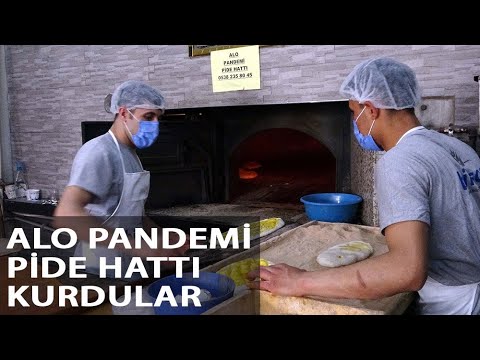 ‘Alo Pandemi Pide Hattı’yla Evden Çıkamayanlara Pide Servisi