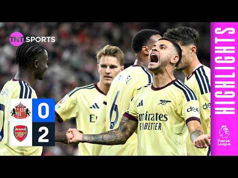 Raya &amp; Guimarães Make The Difference 🔴 | Sunderland 0-2 Arsenal | Premier League Highlights
