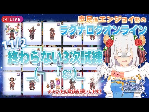 終わらない3次試練_(┐「ε:)_⚠️小声🎤すごい狩りはできません【RO】【ラグナロクオンライン】