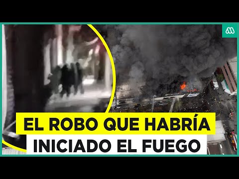 Testigo registra el robo que habría iniciado el incendio en Barrio Meiggs