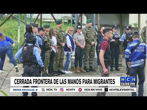 Nicaragua bloquea paso a migrantes en frontera con Honduras