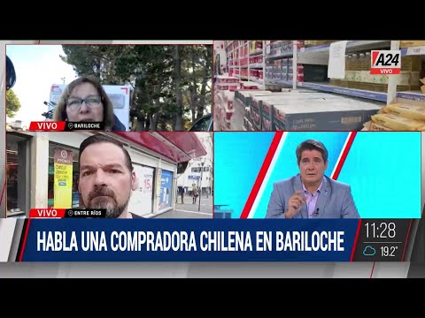 Chilenos en el sur y uruguayos en el litoral compran en Bariloche y Concordia