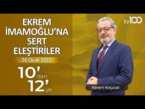 Karayolları ve kent yolları tartışması - Kerem Kırçuval ile 10'dan 12'ye - 26 Ocak 2022