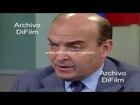 Domingo Cavallo habla de Alfredo Yabran - la vida politica - ecomonica 1996