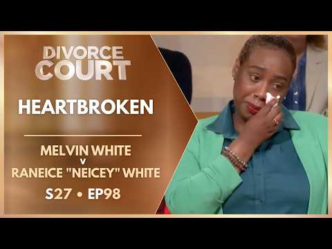 Heartbroken: Melvin White v Raneice 