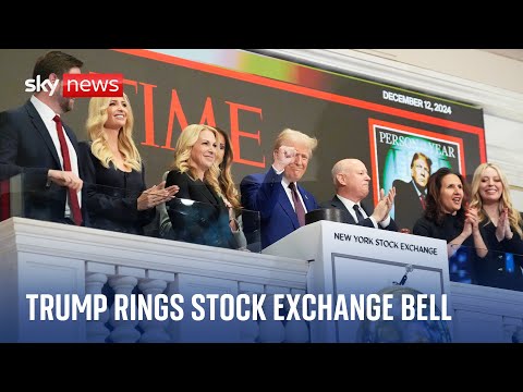 Watch live: President-elect Donald Trump rings the bell at the New York Stock Exchange