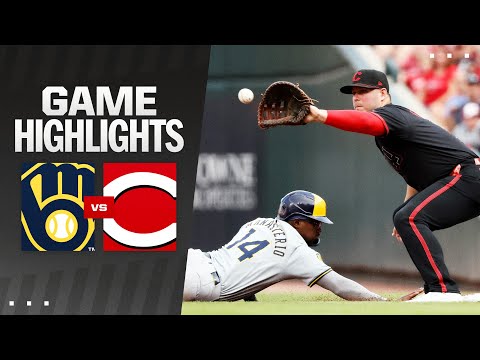 Brewers vs. Reds Game 2 Highlights (8/30/24) | MLB Highlights