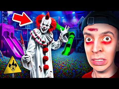 HORROR CLOWN eröffnet XXL KINDERSPIELELAND! 😰🤡 (gefährlich)