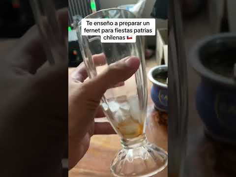 Así se prepara un fernet