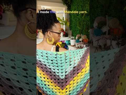 Easy Crochet Shawl Pattern | Goldfish Shawl Tutorial #crochet#crochetshawl #freecrochetpattern