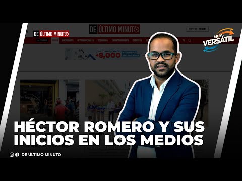 HÉCTOR ROMERO Y SU VERSATILIDAD EN LOS MEDIOS DE COMUNICACIÓN| MUY VERSÁTIL CON RAQUEL SUÁREZ