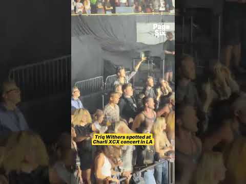 “Reminders of Him” star Tyriq Withers was spotted at <strong>Charli</strong> XCX’s concert in LA 🪩 #shorts