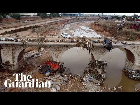Drone footage shows scale of devastation caused by Spain floods