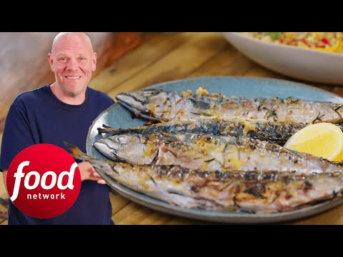 Chargrilled Mackerel & Couscous | Tom Kerridge Barbecues