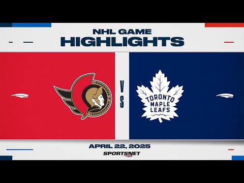NHL Game 2 Highlights | Maple Leafs vs. Senators - April 22, 2025