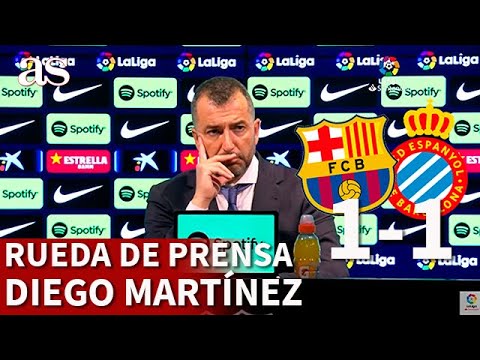 BARCELONA 1 ESPANYOL 1 | Rueda de prensa DIEGO MARTÍNEZ | AS