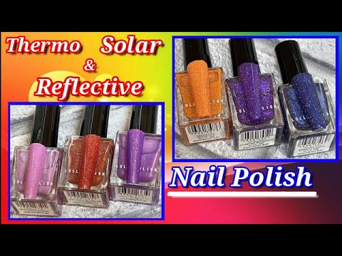 Thermo Solar & REFLECTIVE Nail Polish Review | Lolli Polish | ABSOLUTE NAILS