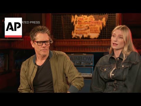Kevin Bacon, Elizabeth Debicki talk Hollywood horror, 'MaXXXine'