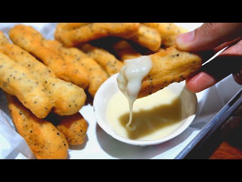 ปาท่องโก๋งาดำ-สูตรไม่ต้องนวดแป ปาท่องโก๋งาดำ-สูตรไม่ต้องนวดแป
