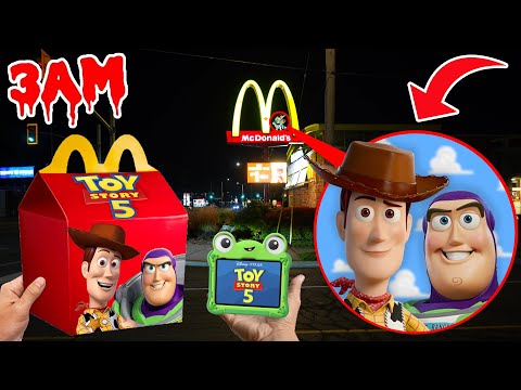 DO NOT ORDER TOY STORY 5 HAPPY MEAL from MCDONALDS at 3AM!! (NEW TOYS)