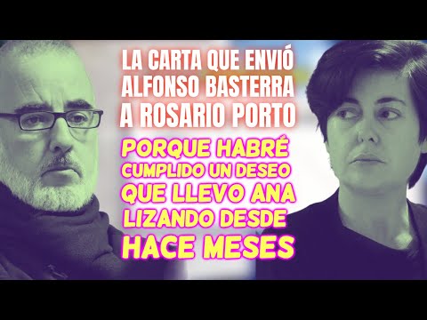 SE FILTRA una CARTA que envió ALFONSO BASTERRA a ROSARIO PORTO antes de COMETER el CRIM3N de su HIJA