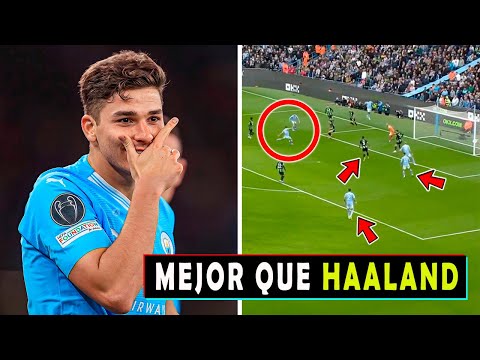 ASI REACCIONA PRENSA EUROPEA A GOL DE JULIAN ALVAREZ MANCHESTER CITY VS BRIGHTON 2-1 Y ANSU FATI?