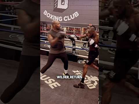 Who next for deontay wilder? | he is back in the gym with malik scott | #riyadhseason