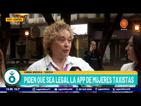 Piden que sea legal la APP de mujeres taxistas en Córdoba
